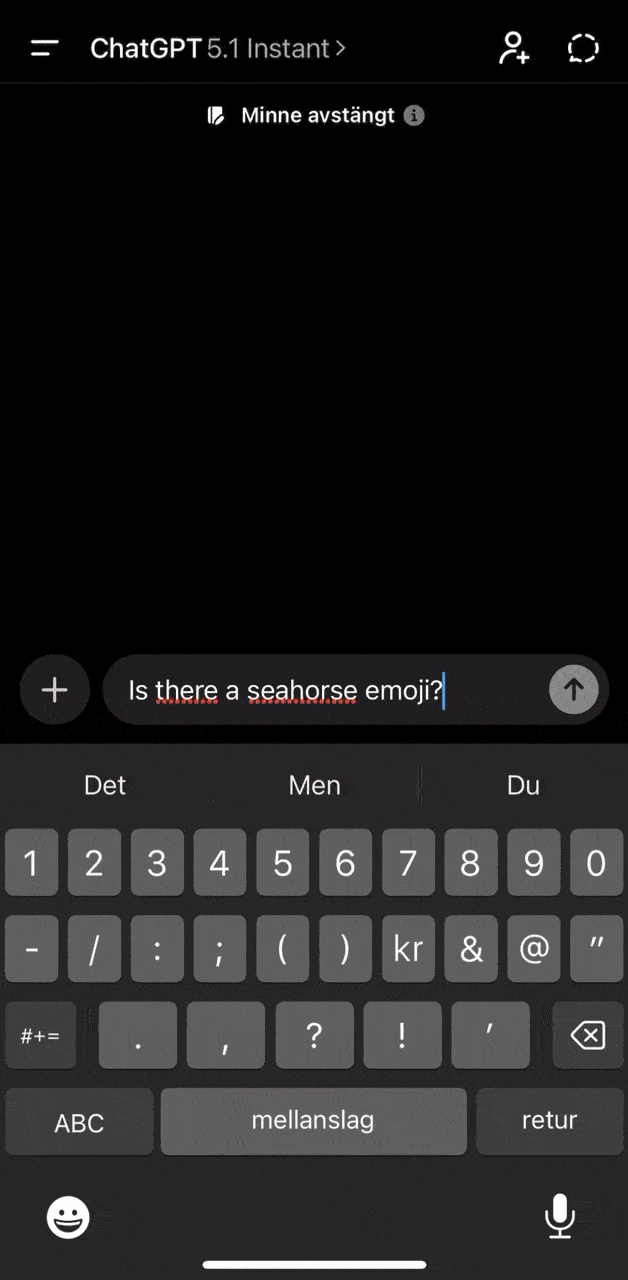 seahorse emoji chatgpt